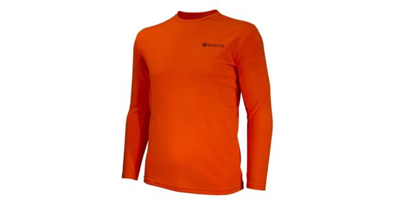 Image of Beretta Us Tech Long Sleeve T-shirt, Orange - TS671T13220025XL