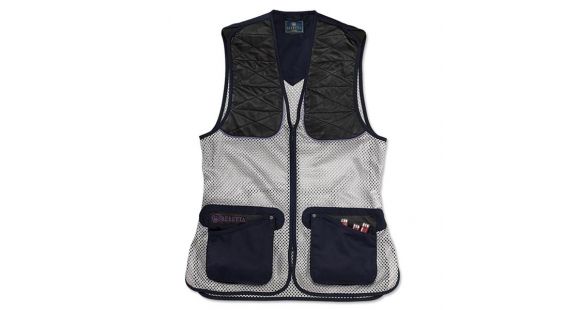 Image of Beretta Womans Ambidextrous Shooting Vest, Navy, Lg GT2300740504L