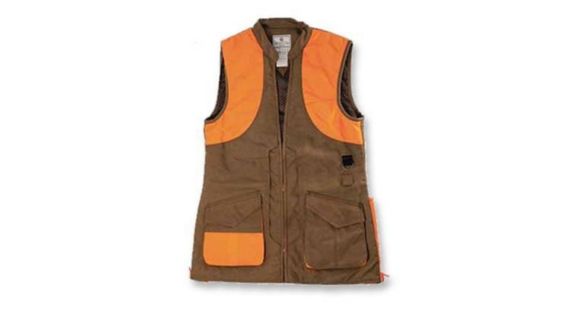 Image of Beretta Women Wax Upland Vest,Tobacco Blaze,2XL GDA220610853XXL