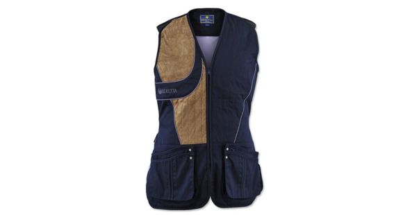 Image of Beretta Women's Uniform Shooting Vest, Navy, Medium GT2100740541M