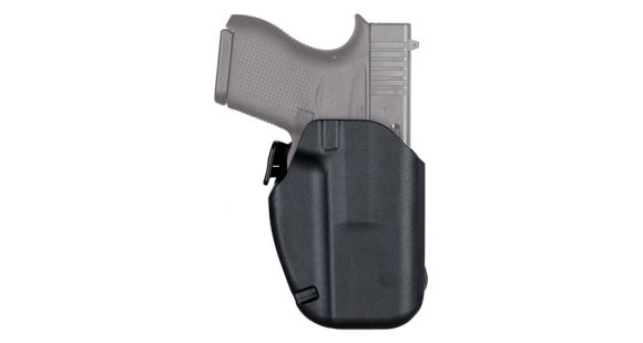 Image of Safariland 571 Slim Subcompact Holster, Smith &amp; Wesson M&amp;P 9 Shield/Smith &amp; Wesson M&amp;P 45 Shield/Smith &amp; Wesson M&amp;P 40 Shield, Right Hand, SafariSeven Plain, Black, 571-179-411
