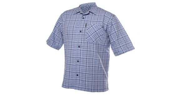 Image of Blackhawk Casual Short Sleeve Shirt, Blue Plaid, 2XL