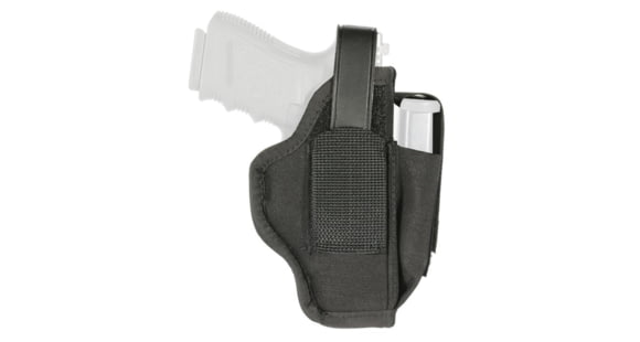Image of BLACKHAWK Ambidextrous Multi-Use Holster with Magazine Pouch, Size 06, Fits 3.25 - 3.75 Barrel Medium and Large Autos, Black 40AM06BKA