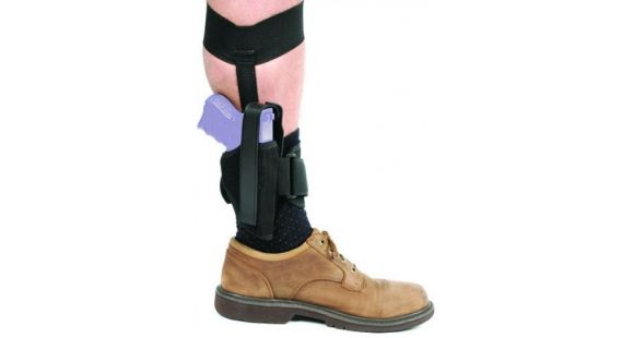 Image of USED BlackHawk Nylon Ankle Holsters, Right Hand, Plain, Black, 40AH01BK-R, EDEMO1, Used, Condition Like New, Inspect and Rebox
