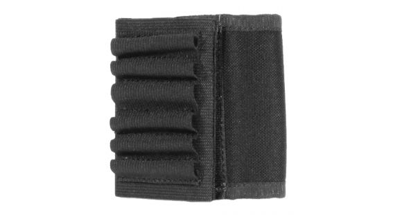 Image of BlackHawk Butt Stock Shell Holder w/Flap, Black - Rifle 74SH01BK