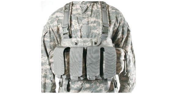 Image of BlackHawk Tactical Commando Chest Harness, AK-47, M-16, and M-1 Magazines, ARPAT, 55CO00AU
