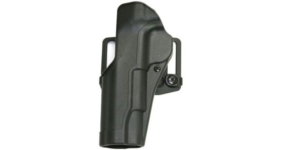 Image of BlackHawk CQC Carbon Fiber w/Belt Loop and Paddle Holster, Glock 26/Glock 27/Glock 33, Left Hand, Matte, Black, 415501BK-L