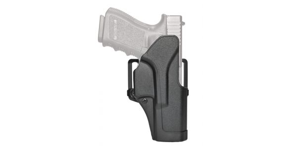 Image of BlackHawk CQC Carbon Fiber w/ Beltloop &amp; Paddle Holster, Heckler &amp; Koch USP Compact, Right Hand, Matte, Black, 415509BKR