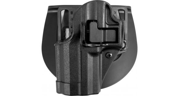 Image of BlackHawk CQC SERPA w/Beltloop &amp; Paddle Holsters, Heckler &amp; Koch P30, Left Hand, Matte, Black, 410517BK-L