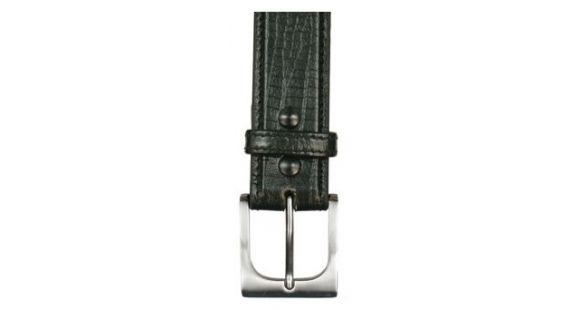 Image of BlackHawk CQC Pistol 1.5in Belt, Antique Brass Buckle, 48in Waist, Gator Black 410348GBK