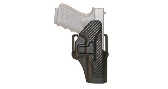Image of BlackHawk SERPA CQC Belt Loop/Paddle Active Retention Holsters, Caracal F, Right Hand, Matte, Black, 410043BK-R