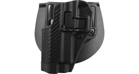 Image of BlackHawk CQC SERPA w/Beltloop &amp; Paddle Holsters, SIG Sauer P229/SIG Sauer P226/SIG Sauer P220/SIG Sauer P225/SIG Sauer P228/SIG Sauer P227, Left Hand, Matte, Black, 410006BK-L