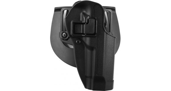 Image of BlackHawk CQC SERPA w/Belt Loop and Paddle Holsters, Beretta 92/Beretta 96, Right Hand, Matte, Black, 410504BK-R