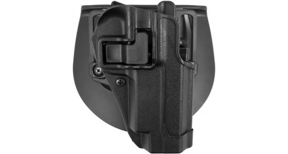 Image of BlackHawk CQC SERPA w/Belt Loop and Paddle Holsters, Smith &amp; Wesson Model 5900/Smith &amp; Wesson Model 4000, Right Hand, Matte, Black, 410510BK-R