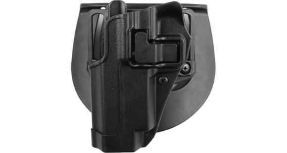 Image of BlackHawk CQC SERPA w/Beltloop &amp; Paddle Holsters, Smith &amp; Wesson Model 5900/Smith &amp; Wesson Model 4000, Left Hand, Matte, Black, 410510BK-L