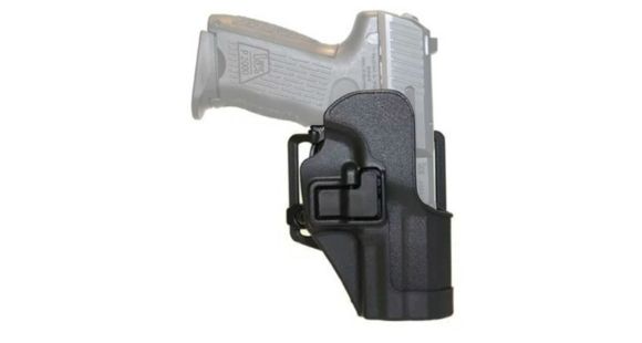 Image of BlackHawk CQC SERPA Holsters w/Belt Loop and Paddle, Heckler &amp; Koch P2000, Left Hand, Matte, Black, 410516BK-L