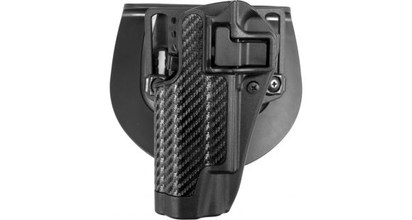 Image of BlackHawk CQC SERPA w/Beltloop &amp; Paddle Holsters, Colt 1911 Government 5in, Left Hand, Matte, Black, 410003BK-L