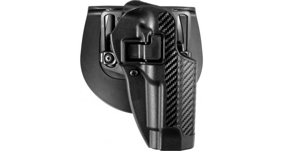 Image of BlackHawk CQC SERPA Holsters, Beretta 92/Beretta 96, Right Hand, Matte, Black, 410004BK-R