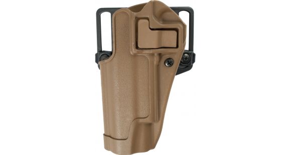 Image of BlackHawk CQC SERPA w/Beltloop &amp; Paddle Holsters, Colt 1911 Government 5in, Left Hand, Matte, Coyote Tan, 410503CT-L