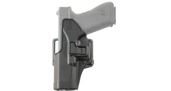 Image of BlackHawk CQC SERPA w/Belt Loop and Paddle Holsters, Glock 31/Glock 17/Glock 22, Right Hand, Matte, Black, 410500BK-R