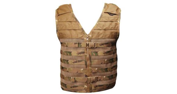 Image of BlackHawk Cutaway Omega Tactical Vest, 6in Length, Nylon Mesh, MultiCam, 30CV01MC