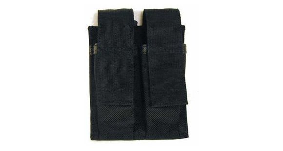 Image of BlackHawk Duty H/V Dbl Pistol Mag Pouch Black 51PM01BK