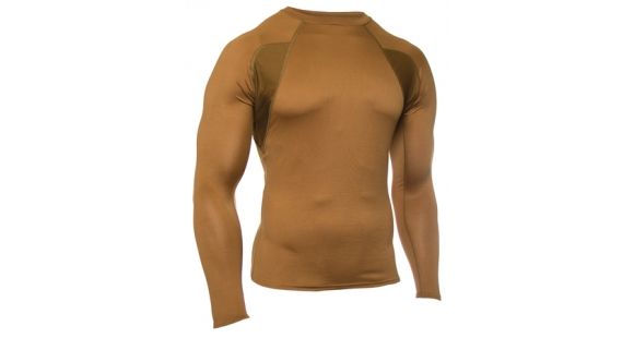 Image of Blackhawk Engineered Fit Mock Neck Shirt, Long Sleeve, Coyote Tan, Medium, 84BS04CT-MD