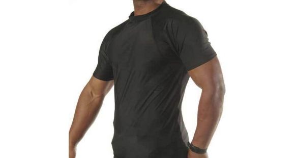 Image of Blackhawk Engineered Fit Shirt-SS Crew Nk, Black, Large, 84BS05BK-LG