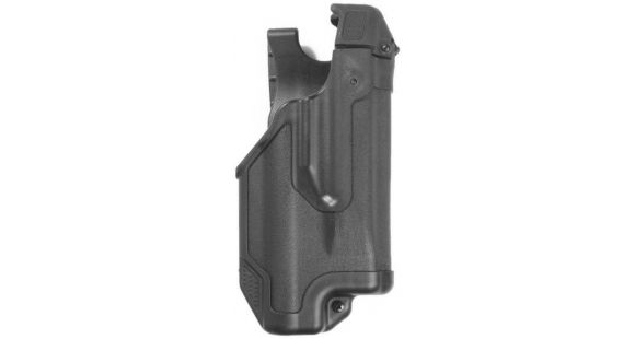 Image of BlackHawk Epoch Level 3 Light Bearing Duty Holsters, Glock 31/Glock 17/Glock 22, Left Hand, Plain, Black, 44E000PL-L
