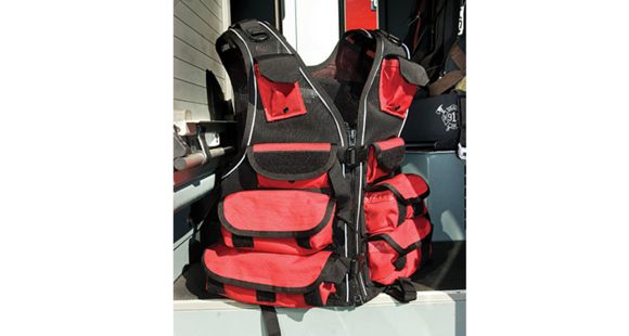 Image of Blackhawk First Responders Vest w/Robust Drag Handle, Red 30RV08RD
