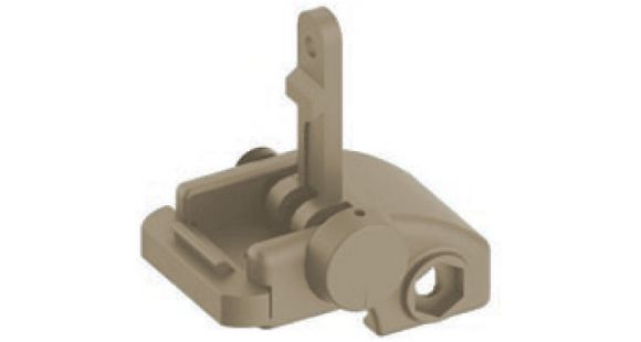 Image of BlackHawk Folding Rear Back-Up Iron Sight, Dark Earth 71BU01DK