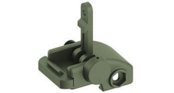 Image of BlackHawk Folding Rear Back-Up Iron Sight, Olive Drab 71BU01OD