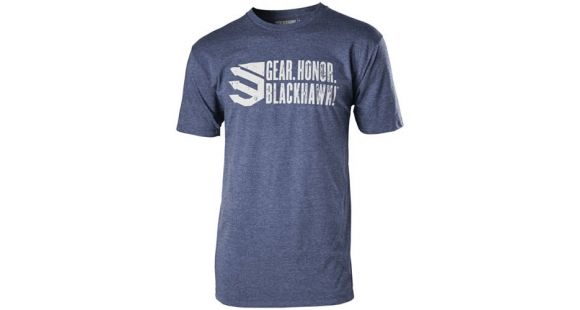 Image of BlackHawk Gear. Honor. T-Shirt, Navy, Extra Large, GT02NAXL