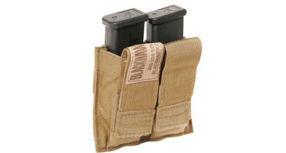 Image of BlackHawk Gen4 MOLLE System Double Pistol Mag Pouch, Coyote Tan, 37CL10CT