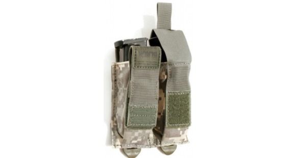 Image of BlackHawk Gen4 MOLLE System Double Pistol Mag Pouch, Ranger Green, 37CL10RG