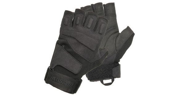Image of BlackHawk HellStorm S.O.L.A.G. 1/2 Finger Gloves, Small, Black