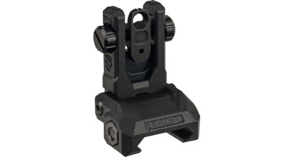 Image of BlackHawk Hybrid Folding Top Mounted Deployable Iron Sight for AR-15, Black, 71BU04BK