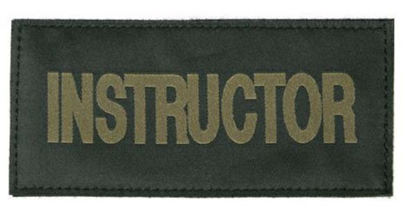 Image of Blackhawk Instructor Patch, Green on Black, 90IN02GB