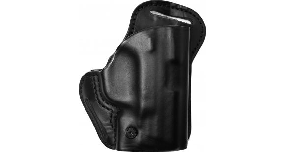 Image of BlackHawk Leather Check-Six Holster, Smith &amp; Wesson M&amp;P 40 Compact/Smith &amp; Wesson M&amp;P 9 Compact, Right Hand, Matte, Black, 420719BK-R