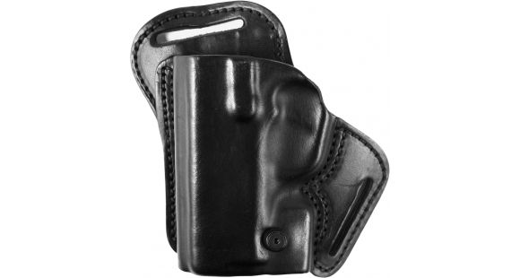 Image of BlackHawk Leather Check-Six Holster, Kahr Arms K40/Kahr Arms K9/Kahr Arms CW9/Kahr Arms P9/Kahr Arms P40/Kahr Arms CW40, Left Hand, Matte, Black, 420723BK-L