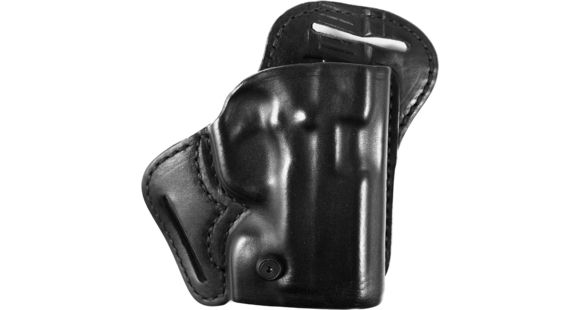 Image of BlackHawk Leather Check-Six Holster, Kahr Arms K40/Kahr Arms K9/Kahr Arms CW9/Kahr Arms P9/Kahr Arms P40/Kahr Arms CW40, Right Hand, Matte, Black, 420723BK-R