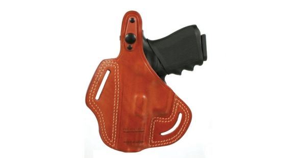 Image of Blackhawk Leather Cutaway Belt Holster, Brown, For Glock 19/23/32/36, Left Hand - 421302BN-L