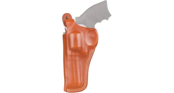 Image of Blackhawk Leather Hip Scabbard Gun Holster, Left Hand, Brown - Ruger Redhawk 4 inch