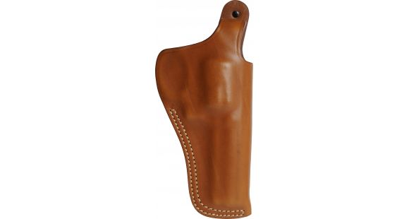 Image of Blackhawk Leather Hip Scabbard Gun Holster, Right Hand, Brown - Ruger GP-100 4in/Colt King Cobra 4in/Colt Python 4in