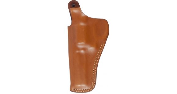 Image of Blackhawk Leather Hip Scabbard Gun Holster, Left Hand, Brown - Ruger GP-100 4in/Colt King Cobra 4in/Colt Python 4in