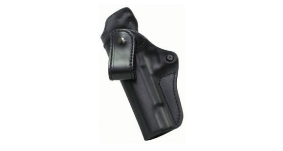 Image of BlackHawk Leather Inside Pants Holster, Smith & Wesson Model 5900/Smith & Wesson Model 4000/Smith & Wesson Model 900, Left Hand, Plain, Black, 420407BK-L