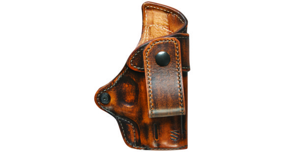 Image of BlackHawk Leather Inside Pants Holster, Colt 1911 Commander 4in, Left Hand, Matte, Antiqued Brown, 450442ABL
