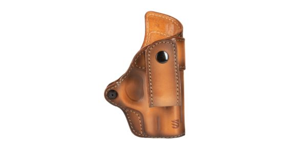 Image of BlackHawk Leather Inside Pants Holster, SIG Sauer P250/SIG Sauer P250 Compact/SIG Sauer P320/SIG Sauer P320 Compact, Left Hand, Matte, Burnished Brown, 450461BBL