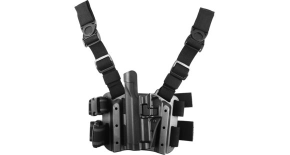 Image of BlackHawk Level 2 SERPA Paddle Holster, SIG Sauer P229/SIG Sauer P226/SIG Sauer P220/SIG Sauer P225/SIG Sauer P228/SIG Sauer P227, Left Hand, Matte, Black, 414506BK-L