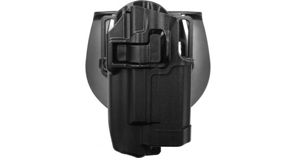 Image of BlackHawk Level 2 SERPA Paddle Holster, Glock 31/Glock 17/Glock 22, Right Hand, Matte, Black, 414500BK-R